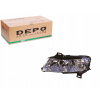 REFLEKTOR PREDNÁ LAMPA FIAT STILO 2001-2007 3D ĽAVÁ DEPO H1+H1+H7