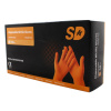 Nitrilové ochranné rukavice oranžové SD grip – XL 50ks