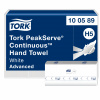 100589 - H5 - Tork PeakServe® ADVANCED nadväzujúce papierové utierky na ruky biele 1-vr, 12 x 270 útržkov, celulóza biela, cena za balenie 3240 ks