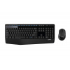 Set klávesnice + myš Logitech Wireless Combo MK345 CZ+ SK, černá