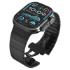 Techsuit - Watchband (W012) remienok pre Apple Watch 1–10 / SE / SE 2 / Ultra / Ultra 2 (42/44/45/46/49 mm) – čierny KF2344048