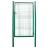 Brána Strend Pro METALTEC ECO, 1000/1400/50x50 mm, hranatý rám, zelená, jednokrídlová, záhradná, ZN+PVC, RAL6005