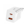 Baseus CCSUPP-E02 Super Si Quick Charger (30W) – Nabíjačka USB + USB-C s podporou rýchleho nabíjania QC/PD (biela)