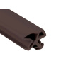 MPkovania OS - Tesnenie pre zárubne (bezfalcové dvere) L 5701, Tesnenie pre bezfalcové dvere, Hnedá rustik
