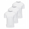 Komplet tričiek s výstrihom V a elastanom 3-pack - 3x biely V2 Z100 veľ. XL