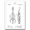 Plagát retro patent pre husle Ashley A2 (Plagát retro patent pre husle Ashley A2)