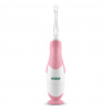 NENO Kefka zubná Denti Variant: NENO Kefka zubná Denti Pink elektronická pre deti 3–36 m s LED svetlom a 4 nadstavcami, rúžová