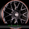 MAM MAM GT1 9,5x19 5x112 ET42.00 matt black lip orange (mblo)