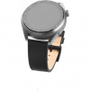 Fixed Leather Strap kožený remienok, šírka 20mm pre smartwatch, čierny FIXLST-20MM-BK