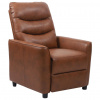 MID.YOU TV KRESLO, textil, hnedá - Kreslá - 000575036701