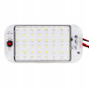 LED LAMPA DO INTERIÉRU AUTA BIELA 48 LED 12V-85V 10W DO BATOŽINOVÉHO PRIESTORU