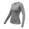 Dámske tričko dl.rukáv SENSOR MERINO BOLD cool gray XXL