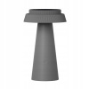 Solárna stolová lampa LED šedá hubová batéria USB-C IP54 23 cm Polux