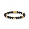 Rebel & Rose Bracelet Matt Black Madonna RR-8DV05-G-L mens