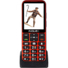EVOLVEO EasyPhone LT, mobilní telefon pro seniory s nabíjecím stojánkem (červená barva) EP-880-LTR