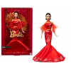 Bábika Barbie s podpisom Lunárny rok v šatách Qipao