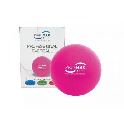 Cvičebná lopta Kine-MAX Professional Overball 25cm - ružová