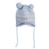 Čiapočka z merino vlny pre bábätko modrá AURELIA SAFA Veľkosť: 56-74