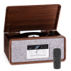 Auna - gramofón s reproduktorom, CD, MP3, USB, DAB+/FM, Modrátooth