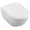 Villeroy & Boch Subway 2.0 Závesné WC s WC doskou SoftClosing, DirectFlush, alpská biela 5614R201