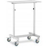 Mobilný inštrumentálny stolík expondo strieborný