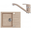 Set Alveus (dřez Rock 30 Beige 55 + baterie Nina Beige 55) SETA041