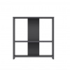 Livetastic REGÁL, antracitová, 60/62/17,6 cm - Online Only drobný nábytok - 000074000301