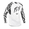 dres EVOLUTION, FLY RACING - USA 2025 (bílá/černá) L