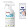 CHICCO Obrúsky vlhčené na cumlík 16 ks + AQUAINT 500 ml