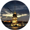 Art hodiny Maiden's Tower Turecko 570 dielov