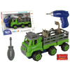 Lean Toys Nákladné auto na šrobovanie – 2 figúrky Dinosaurov