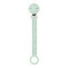 NATTOU Klip na cumlík silikón s potlačou mint green 30x2x7 zelená