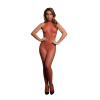 Bodystocking zo sieťoviny a čipky - jedna veľkosť - Le Désir Fishnet and Lace Bodystocking