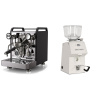 Rocket Espresso Mozzafiato FAST V, black + Ascaso H64, white