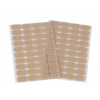 Suchý zips samolepiaci obdĺžniky 15x25 mm Variant: 3 béžová, Balenie: 1 karta
