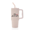 MOJE KÁVIČKA - růžový cestovní termohrnek 900 ml
