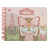 Little Dutch Kniha s vystrihovacími maskami Rosa