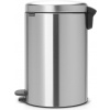 Odpadkový kôš s pedálom NewIcon FPP matná oceľ 20 l