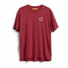 Fjällräven S/F Wool T-shirt M, Veľkosť XS, Farba POMEGRANATE RED