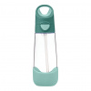 b.box Fľaša na pitie so slamkou 600 ml - emerald forest
