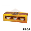 Dekoračný kartón na poháre 3 x 35 ml - vzor A
