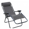 Dimenza Relaxační polohovatelné lehátko Barva: šedá