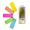 Pravítko, sada, plastové, 18 cm, PUKKA PAD Irlen, 5 rôznych farieb