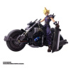Square-Enix Final Fantasy VII Bring Arts Akční Figurka and Vehicle Cloud Strife & Hardy-Daytona 15 cm