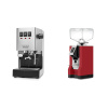 Gaggia New Classic EVO + Eureka Mignon Bravo, CR ferrari red