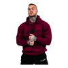 Pánska mikina GymBeam Men‘s PRO Hoodie Burgundy L