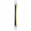 IMMAX IMMAX konektor CLICK 12mm s kabelem 10cm, RGB+CCT, 6pin