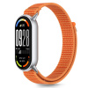 REMIENOK TECH-PROTECT NYLON STRIPE XIAOMI SMART BAND 8 / 9 / 10 / NFC ORANGE/GREY