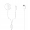 Kábel Lemon Mobile USB - Apple 30-pin 1,2 m biely