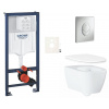 Grohe Závěsný wc set do lehkých stěn / předstěnová montáž Essence SIKOGRSESSAP00